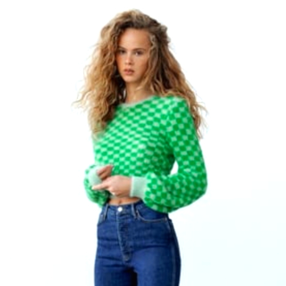 ZARA Cropped Sweater. EUC. Size small.
